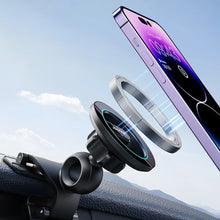 Заредете изображение във визуализатора на галерията – Joyroom JR-ZS366 magnetic cockpit phone holder - black
