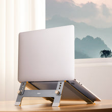 Заредете изображение във визуализатора на галерията – Baseus UltraStable Series adjustable laptop stand - gray
