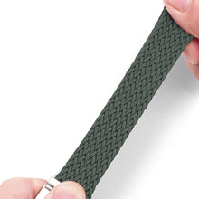 Заредете изображение във визуализатора на галерията – Dux Ducis Strap (Mixture II Version) strap for Apple Watch SE, 8, 7, 6, 5, 4, 3, 2, 1 (41, 40, 38 mm) braided bracelet olive green

