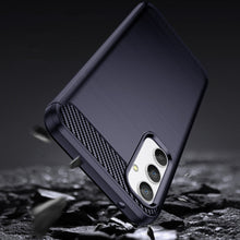 Заредете изображение във визуализатора на галерията – Carbon Case for Samsung Galaxy A34 5G flexible silicone carbon cover blue
