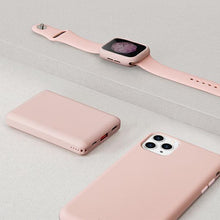 Заредете изображение във визуализатора на галерията – Uniq Powerbank Fuele mini 8000mAh USB-C 18W PD Fast charge pink/pink
