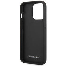 Заредете изображение във визуализатора на галерията – Mercedes MEHCP14L8ROLR iPhone 14 Pro 6.1" black/black hardcase Leather Wave Pattern
