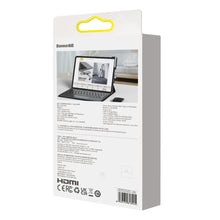 Заредете изображение във визуализатора на галерията – Baseus PadJoy universal USB-C HUB for tablet / smartphone 4in1 USB-C - dark gray
