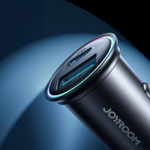 Заредете изображение във визуализатора на галерията – Joyroom JR-CCN04 60W USB-A USB-C mini charger - black
