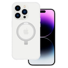 Заредете изображение във визуализатора на галерията – Tel Protect Magical Magsafe Stand Case for Iphone 15 Pro Max silver
