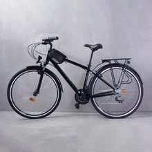 Заредете изображение във визуализатора на галерията – Wozinsky frame bike bag + detachable phone cover up to 6.5 "1.5l black (WBB7BK)
