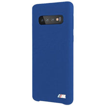 Заредете изображение във визуализатора на галерията – Etui hardcase BMW BMHCS10MSILNA S10 niebieski/navy Silicone M Collection
