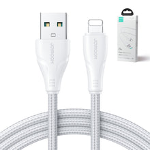 Заредете изображение във визуализатора на галерията – Joyroom cable USB - Lightning 2.4A Surpass Series 3 m white (S-UL012A11)

