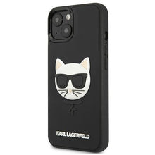 Заредете изображение във визуализатора на галерията – Karl Lagerfeld KLHCP13MCH3DBK 13 6,1" czarny/black hardcase 3D Rubber Choupette
