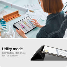 Заредете изображение във визуализатора на галерията – Spigen LIQUID AIR FOLIO IPAD PRO 12.9 2021 BLACK
