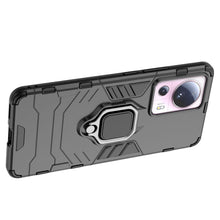 Заредете изображение във визуализатора на галерията – Ring Armor case for Xiaomi 13 Lite armored cover magnetic holder ring black
