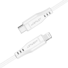 Заредете изображение във визуализатора на галерията – Acefast cable type c to lightning 8-pin mfi 3a pd30w c3-01 1,2m white
