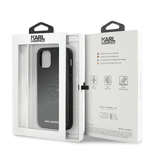 Заредете изображение във визуализатора на галерията – Karl Lagerfeld KLHCP12SPCUIKBK iPhone 12 mini 5,4" czarny/black hardcase Karl Ikonik Outline
