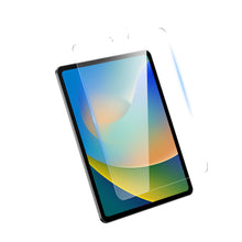 Заредете изображение във визуализатора на галерията – Baseus Crystal tempered glass for iPad 10.2'' (2019/2020/2021) / iPad Air 3 10.5'' + mounting kit - transparent
