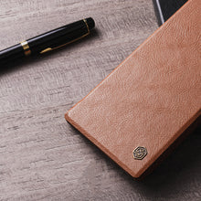Заредете изображение във визуализатора на галерията – Nillkin Qin Leather Pro Case for Samsung Galaxy S23 Ultra Cover with Flip Camera Cover Black
