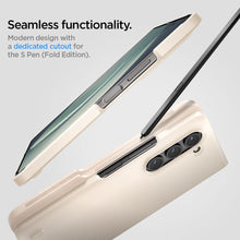 Заредете изображение във визуализатора на галерията – Spigen THIN FIT PEN GALAXY Z Fold 5 PEARLED IVORY
