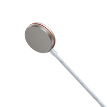 Заредете изображение във визуализатора на галерията – Joyroom 2 in 1 Lightning cable and inductive charger for Apple Watch 1.5m white (S-IW011)
