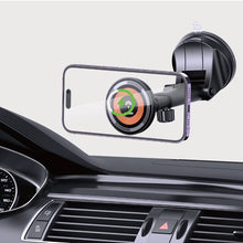 Заредете изображение във визуализатора на галерията – Dudao F12MAX+ cockpit magnetic holder with MagSafe inductive charger - black
