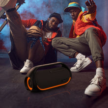 Заредете изображение във визуализатора на галерията – Tronsmart Bang Waterproof Bluetooth Wireless Speaker 60W with Powerbank Function black (723928)
