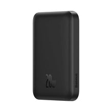 Заредете изображение във визуализатора на галерията – Power bank baseus with wireless charging support magsafe 15w- 6 000mah pd60w black ppcx020001 - TopMag
