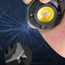 Заредете изображение във визуализатора на галерията – Mini flashlight LED keychain W5143 Type C with 2 screwdriver bits green
