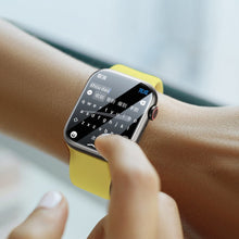 Заредете изображение във визуализатора на галерията – Set of 2x Baseus NanoCrystal protective film for Apple Watch 7/8 45mm + mounting kit - transparent
