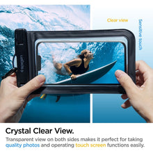 Заредете изображение във визуализатора на галерията – Spigen a601 universal waterproof case black - TopMag
