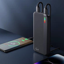 Заредете изображение във визуализатора на галерията – Joyroom power bank 10000mAh Dazzling Series 12W black (JR-T016)
