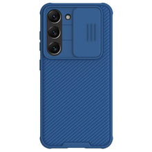 Заредете изображение във визуализатора на галерията – Nillkin CamShield Pro Case for Samsung Galaxy S23+ cover with camera cover blue
