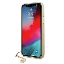 Заредете изображение във визуализатора на галерията – Guess GUHCP12SGF4GGR iPhone 12 mini 5,4" szary/grey hardcase 4G Charms Collection
