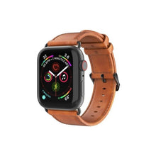 Заредете изображение във визуализатора на галерията – DUX DUCIS YA - genuine leather strap for Apple Watch 38/40/41mm brown
