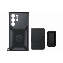 Заредете изображение във визуализатора на галерията – Samsung Rugged Gadget Case for Samsung Galaxy S23 Ultra Rugged Cover Ring Holder Stand Gray (EF-RS918CBEGWW)
