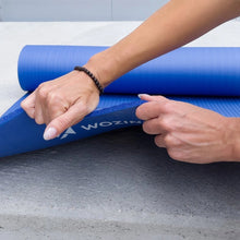Заредете изображение във визуализатора на галерията – Wozinsky exercise mat 181 x 63 x 0.9 cm thick gymnastic yoga mat purple
