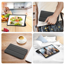 Заредете изображение във визуализатора на галерията – Dux Ducis Domo case for Lenovo Tab P11 Pro smart cover stand black
