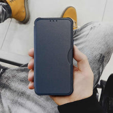 Заредете изображение във визуализатора на галерията – Razor калъф тип книга за iphone 12 pro blue - TopMag

