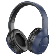 Заредете изображение във визуализатора на галерията – Borofone Headphones BO19 Musique bluetooth blue

