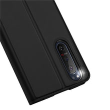 Заредете изображение във визуализатора на галерията – DUX DUCIS Skin Pro Bookcase type case for Sony Xperia 5 III black
