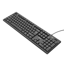 Заредете изображение във визуализатора на галерията – HOCO keyboard WIRED Ice Wolf GM23 black

