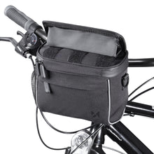 Заредете изображение във визуализатора на галерията – Wozinsky bicycle handlebar bag bike shoulder bag black (WBHBB-01)
