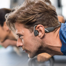 Заредете изображение във визуализатора на галерията – Borofone Sports earphones BE62 Receptive bluetooth grey
