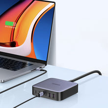 Заредете изображение във визуализатора на галерията – Ugreen 200W PPS multi-port charger 4 x USB Type C / 2 x USB-A gray (CD271)
