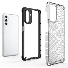Заредете изображение във визуализатора на галерията – Honeycomb case for Samsung Galaxy A14 armored hybrid cover transparent
