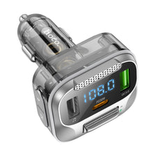 Заредете изображение във визуализатора на галерията – HOCO car charger Bravery PD30W QC3.0 + transmitter FM Bluetooth E75 black

