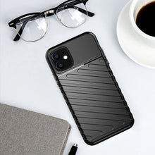 Заредете изображение във визуализатора на галерията – Thunder Case Flexible Tough Rugged Cover TPU Case for iPhone 11 black
