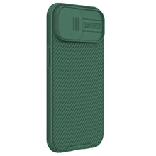 Заредете изображение във визуализатора на галерията – Nillkin CamShield Pro Magnetic Case for iPhone 15 with camera cover - green
