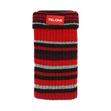 Заредете изображение във визуализатора на галерията – TelOne mobile phone sock with neck strap, stripes design 07
