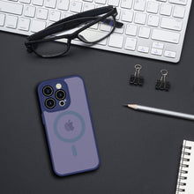 Заредете изображение във визуализатора на галерията – Tel Protect Magmat Case for Iphone 15 Pro Max Navy
