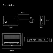 Заредете изображение във визуализатора на галерията – Baseus Set of Transmitter and Receiver for Wireless HDMI 4K 30Hz Black (WKGQ050013)
