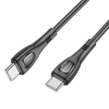 Заредете изображение във визуализатора на галерията – Borofone Cable BX98 Superior - Type C to Type C - PD 60W 3A 1 metre black
