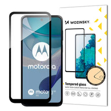 Заредете изображение във визуализатора на галерията – Durable Wozinsky Full Glue Tempered Glass for Motorola G53 Full Screen with Frame - Black
